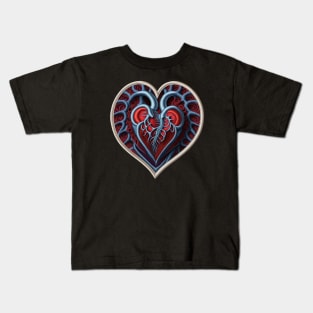 Grateful Layers Embroidered Patch Kids T-Shirt